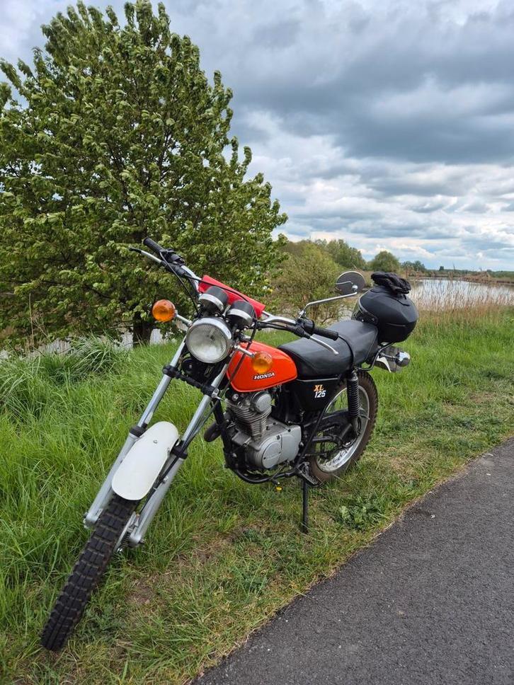 Honda XL 125 (1976) (125cc), Fietsen en Brommers, Brommers | Crossbrommers, Zo goed als nieuw, Honda, Ophalen