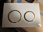 Geberit Omega 20 bediengspaneel wit/goud NIEUW/ ONGEBRUIKT, Enlèvement, Neuf, Toilettes