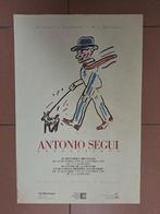 Affiche 1989 Antonio Segui voorstelling Botanique Brussel, Verzamelen, Posters, Ophalen of Verzenden, Reclame