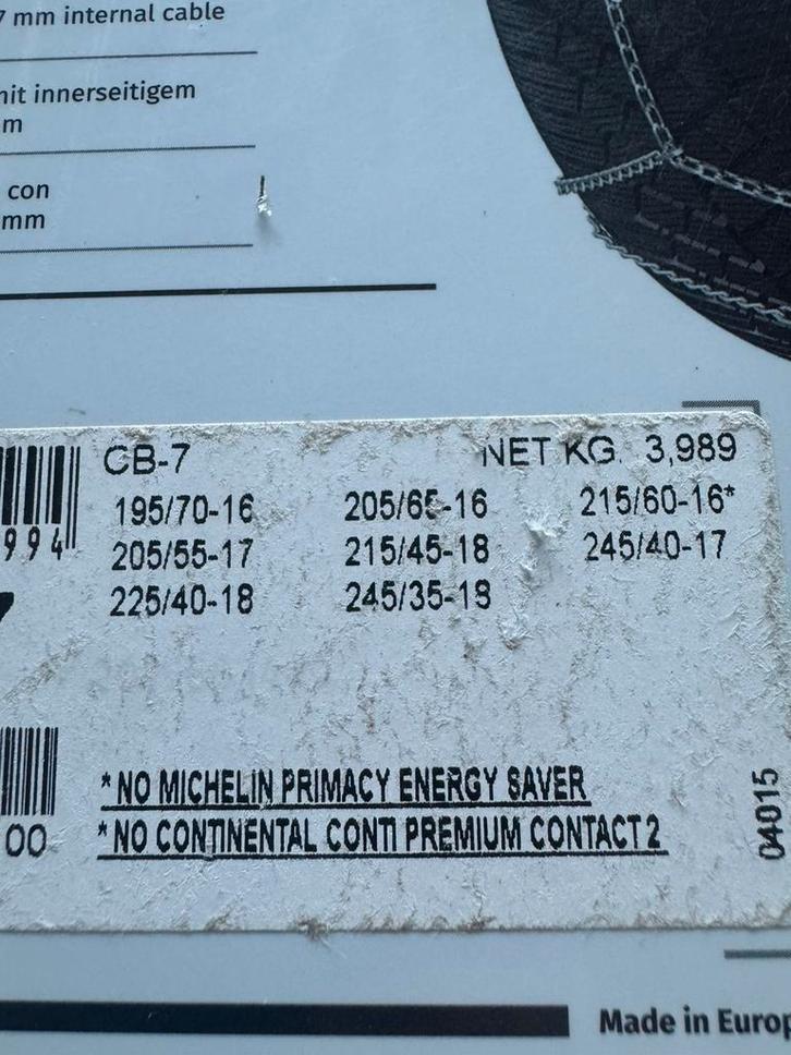 Chaine neige konig cb-7 bmw, Auto diversen, Sneeuwkettingen, Nieuw, Ophalen of Verzenden