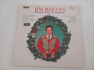 Vinyl LP Jim Reeves Twelve Songs of Christmas Kerst Xmas beschikbaar voor biedingen