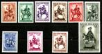 1941 Derde winterhulp OBP583/92**, Orginele gom, Ophalen of Verzenden, Zonder stempel, Postfris