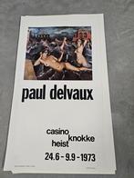 Originele affiches Paul Delvaux Knokke, Antiquités & Art, Art | Lithographies & Sérigraphies, Enlèvement ou Envoi