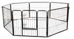 Puppyren Robuust 8Delig Zwart Medium 79x80cm, Ophalen, Nieuw