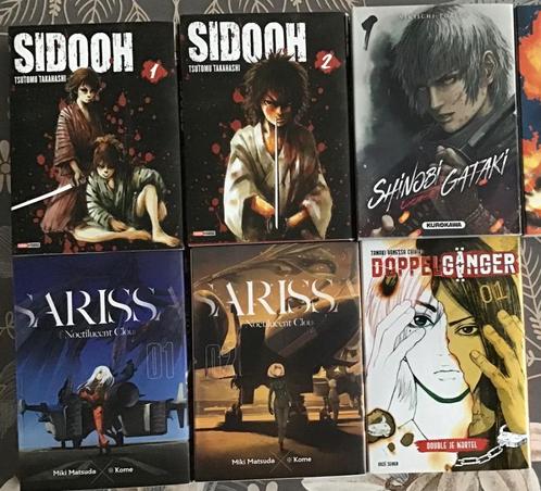 Lots de cinq mangas, Boeken, Strips | Comics, Zo goed als nieuw, Meerdere comics, Ophalen of Verzenden