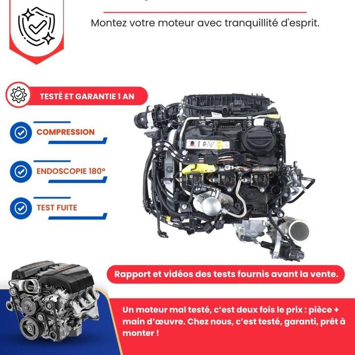 Nieuwe fabrieksmotor BMW 118i f40/218i f44 f46, Auto-onderdelen, Motor en Toebehoren, BMW, Nieuw, Ophalen of Verzenden