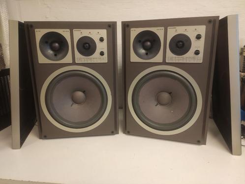 Retro Luidsprekerboxen Siemens RL 706, Audio, Tv en Foto, Luidsprekerboxen, Gebruikt, Front, Rear of Stereo speakers, 60 tot 120 watt