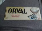Orvalen plaat met 50/21 reliëf, Ophalen of Verzenden, Zo goed als nieuw, Reclamebord, Plaat of Schild