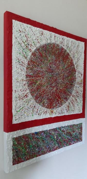 Schilderij: "Splash of Colors". 100/80/4 cm. beschikbaar voor biedingen