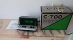 Vintage digital alarm clock green tube 80's C-700, Ophalen, Zo goed als nieuw, Digitaal