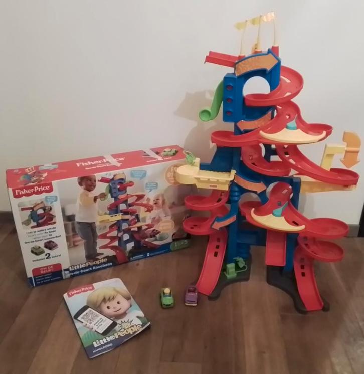 Fisher Price Little People Om de beurt Racebaan, Kinderen en Baby's, Speelgoed | Racebanen, Gebruikt, Racebaan, Ophalen of Verzenden