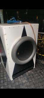 JL Audio 13W7 + op maat gemaakte kist, Ophalen, Zo goed als nieuw
