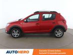 Dacia Sandero 0.9 TCe Stepway Prestige (bj 2017, automaat), Auto's, Dacia, 898 cc, Stof, Gebruikt, Zwart