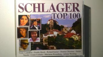 Schlager Top 100 (4 CD), Enlèvement ou Envoi, Comme neuf, Pop