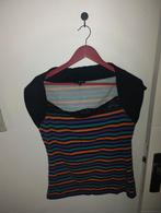 T-shirt body a rayure, Vêtements | Femmes, Tops, Enlèvement ou Envoi, Noir, Manches courtes