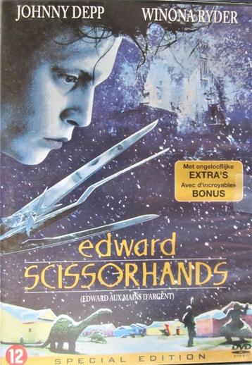 DVD ACTIE-  EDWARD SCISSORHANDS ( JOHNNY DEPP- WINONA RYDER)