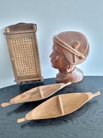 houten decoratie, Ophalen