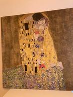 Canvas “ de kus” van Klimt, Ophalen, Zo goed als nieuw, Print
