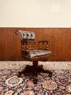 Klassiek Engels Chesterfield Bureaustoel, Ophalen of Verzenden