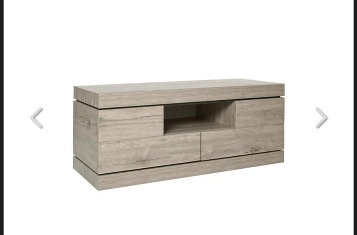 Meuble TV + table basse, Maison & Meubles, Armoires | Mobilier de télévision, Comme neuf, Chêne, Enlèvement