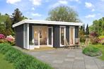 Tuinhuis-Blokhut Okney: 520 x 390 cm, Hobby en Vrije tijd, Nieuw, Goedkooptuinhuis, Okney, modern, houten tuinhuis, overkapping