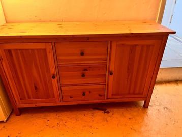 Buffet HEMNES IKEA brun clair 157x88, Enlèvement, Comme neuf