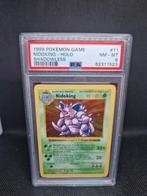 Nidoking Holo Shadowless Base Set PSA 8, Hobby en Vrije tijd, Verzamelkaartspellen | Pokémon, Ophalen of Verzenden, Zo goed als nieuw