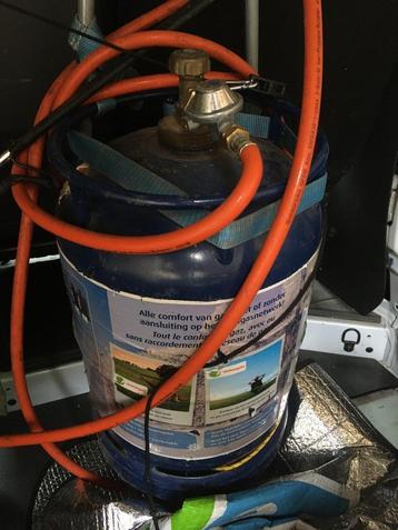 gasbussen met onkruidverbrander gasfles leeggoed Practo tool beschikbaar voor biedingen