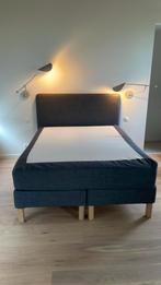 Boxspring IKEA Dunvik 160x200 incl matras, Ophalen, Tweepersoons, Zo goed als nieuw, 200 cm