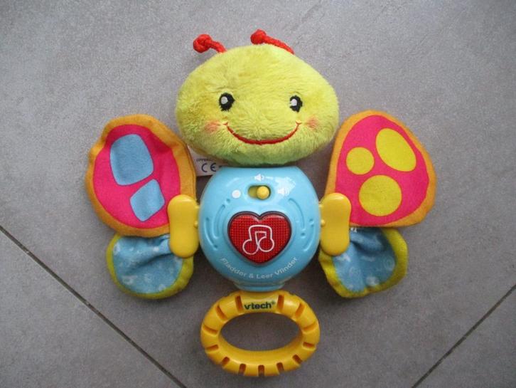 VTech- fladder & leer vlinder licht en geluid, Enfants & Bébés, Jouets | Vtech, Utilisé, 6 mois à 2 ans, Enlèvement ou Envoi