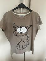 Leuke T-shirt maat Medium, Kleding | Dames, T-shirts, Maat 38/40 (M), Lola & Liza, Beige, Ophalen of Verzenden
