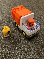 Playmobil 1.2.3 vuilniswagen, Kinderen en Baby's, Complete set, Zo goed als nieuw, Ophalen