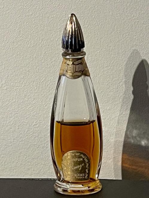 vintage parfum miniatuur Ramage Bourjois, Verzamelen, Parfumverzamelingen, Gebruikt, Miniatuur, Gevuld, Ophalen of Verzenden