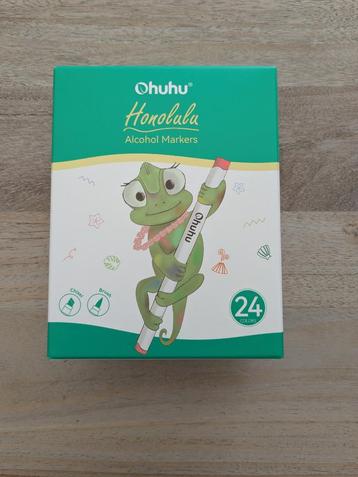 Ohuhu markers - set 24 kleuren - nieuw beschikbaar voor biedingen
