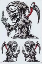 Grim Reaper [Vader Tijd] stickervel, Verzamelen, Stickers, Nieuw, Verzenden