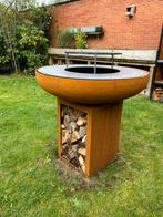 Vuurschaal BBQ/Plancha - zeer degelijke kwaliteit, Tuin en Terras, Ophalen, Zo goed als nieuw
