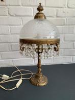 Vintage tafellamp met parels, Antiek en Kunst, Ophalen