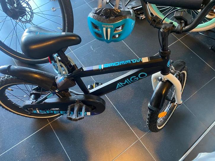 Kinderfiets jongens Amigo 16 inch, Fietsen en Brommers, Fietsen | Jongens, Gebruikt, 16 inch, Versnellingen, Ophalen