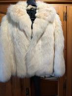 Veste en fourrure en renard blanc vintage - état neuf, Kleding | Dames, Ophalen, Wit, Maat 42/44 (L), Zo goed als nieuw
