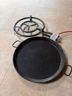 Paella pan met gasbrander, Ophalen, Zo goed als nieuw
