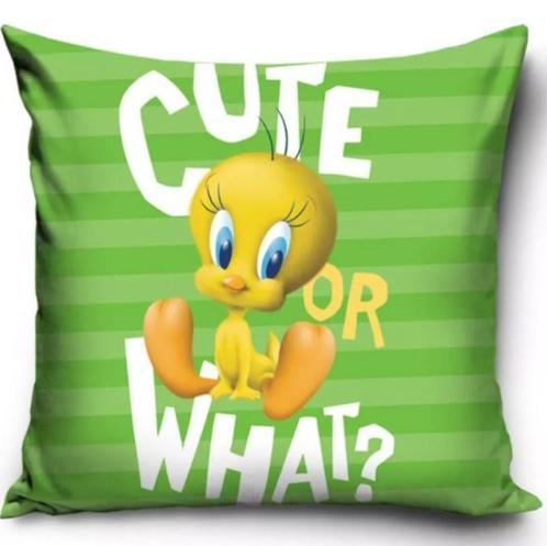 Looney Tunes Kussenhoesje - Tweety, Enfants & Bébés, Chambre d'enfant | Aménagement & Décoration, Neuf, Tapis ou Coussin, Enlèvement ou Envoi