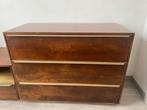 Dressoir in mangohout met 3 lades, Huis en Inrichting, Kasten | Ladekasten, Ophalen, Gebruikt, 50 tot 100 cm, 3 of 4 laden