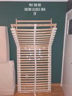 2 Verstelbare lattenbodems 90 x 200 cm -->prijs/stuk, Huis en Inrichting, Slaapkamer | Matrassen en Bedbodems, Ophalen