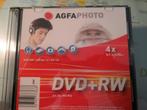 10x DVD+RW, Ophalen, Herschrijfbaar, Nieuw, Agfaphoto