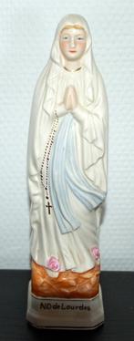 Notre-Dame de Lourdes - porcelaine H. 22,50 cm, Antiquités & Art, Enlèvement ou Envoi