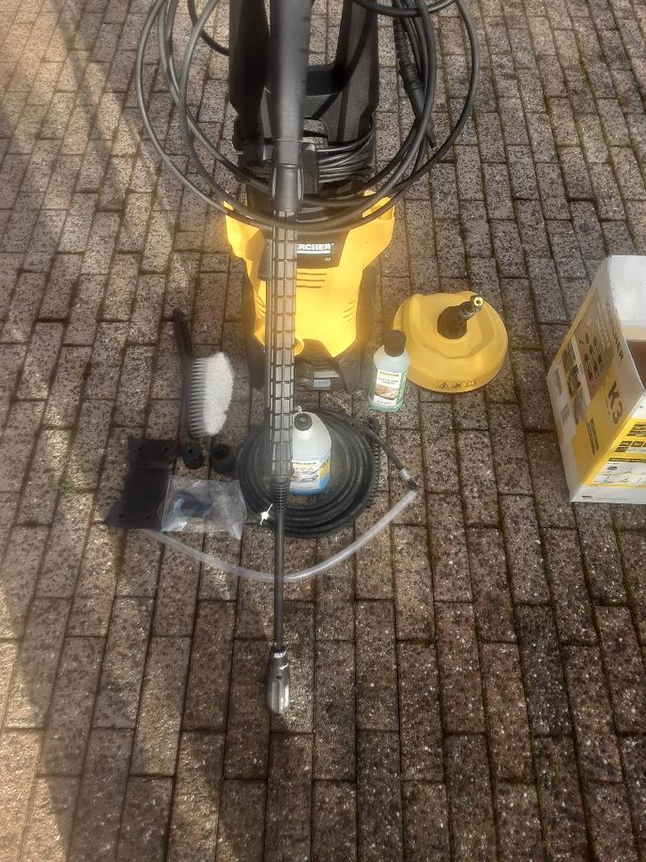 Hoge drukreiniger karcher, Tuin en Terras, Hogedrukreinigers, Zo goed als nieuw, Elektrisch, Ophalen