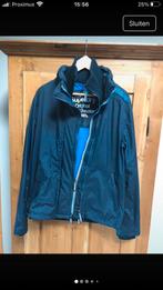 Jas windjack superdry, Ophalen of Verzenden, Zo goed als nieuw, Overige maten, Blauw
