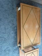 2 salontafels in zelfde stijl, Huis en Inrichting, Tafels | Salontafels, Ophalen, Gebruikt