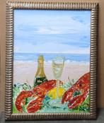 XTIAN, Kreeft en champagne, Antiek en Kunst, Kunst | Schilderijen | Klassiek, Ophalen of Verzenden