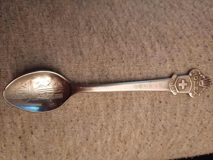 Cuillère Rolex Bucherer en argent, Antiek en Kunst, Antiek | Zilver en Goud, Zilver, Ophalen of Verzenden